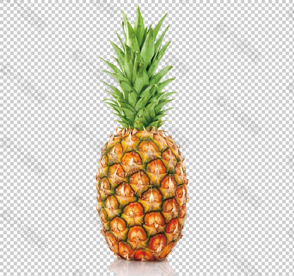 新鲜菠萝图片免抠png透明图层素材