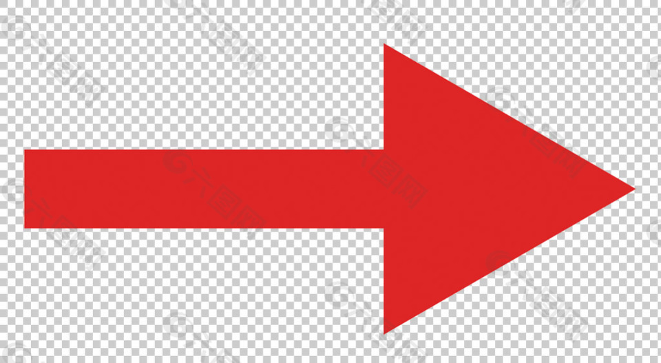 红色箭头图形免抠png透明图层素材设计元素素材免费下载 图片编号
