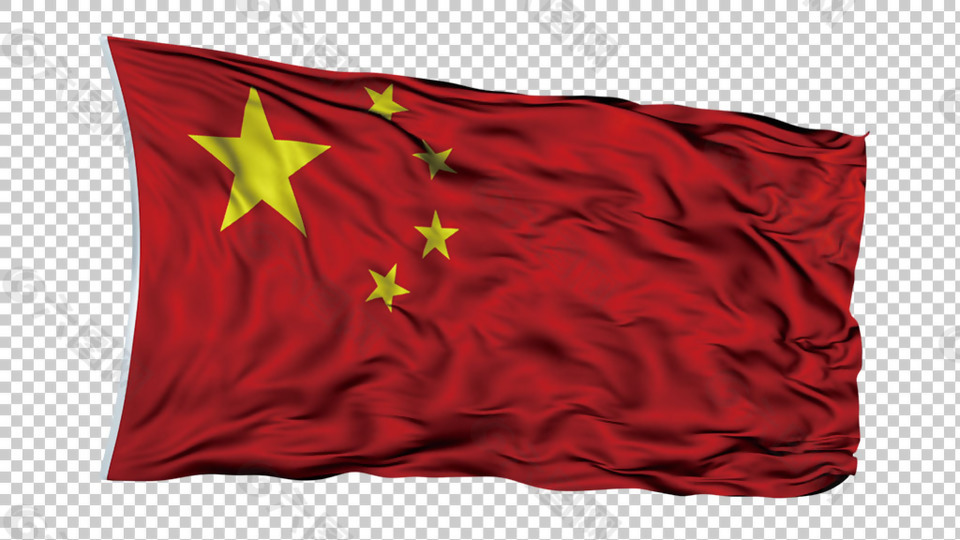 飘扬的中国国旗免抠png透明图层素材设计元素素材免费下载 图片编号 六图网