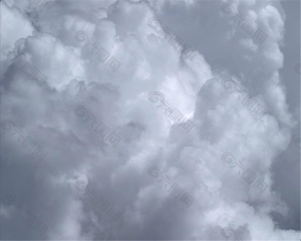洁白的云层动态视频素材