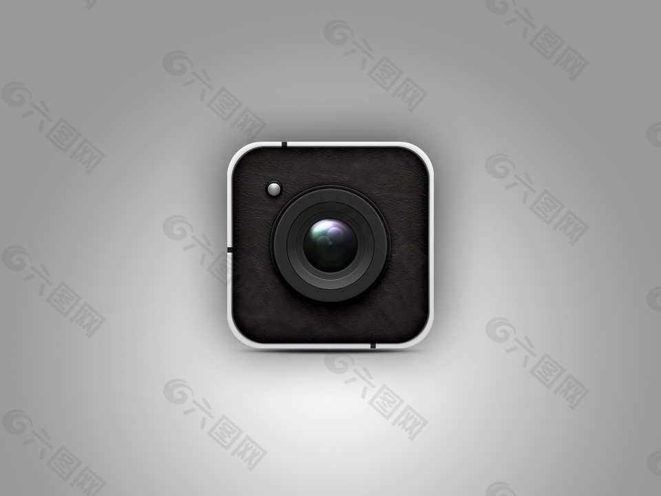 黑色相机镜头icon图标