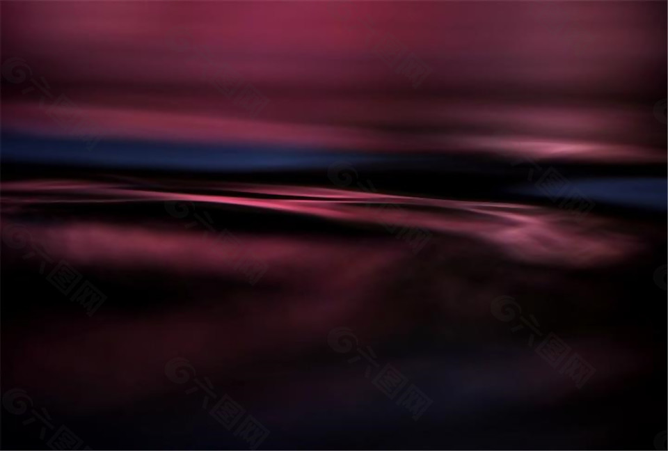 梦幻深紫色液体光效动态视频素材