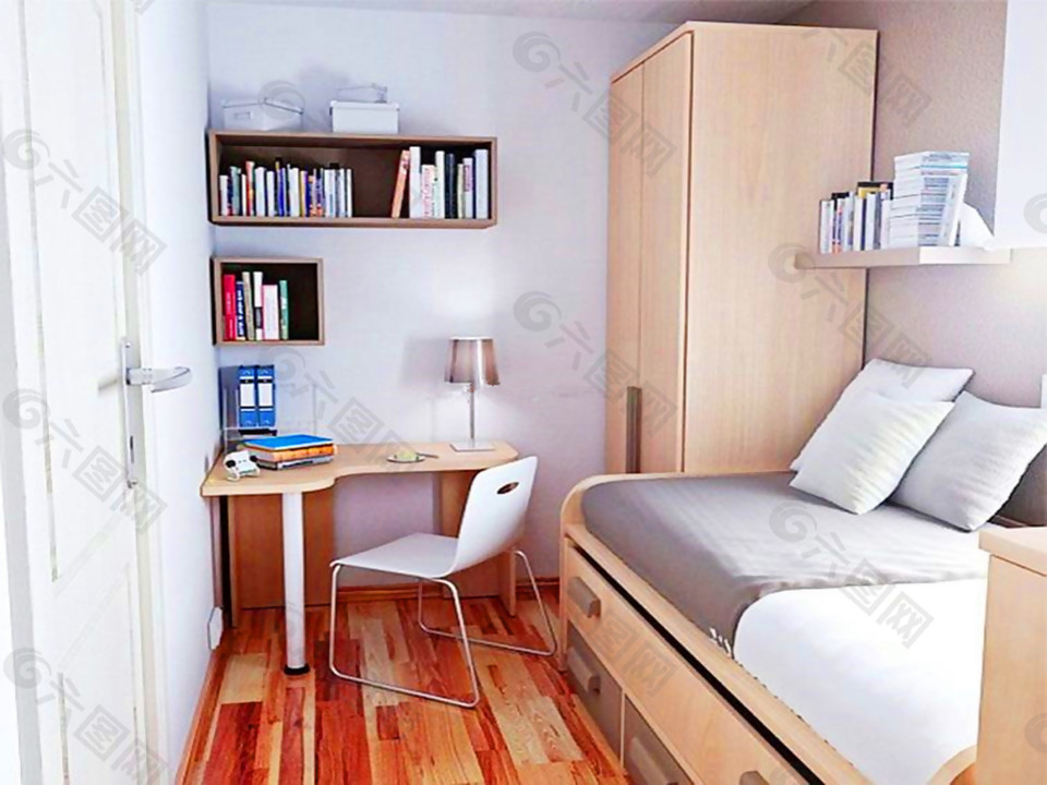 8平米小卧室书房装修效果图