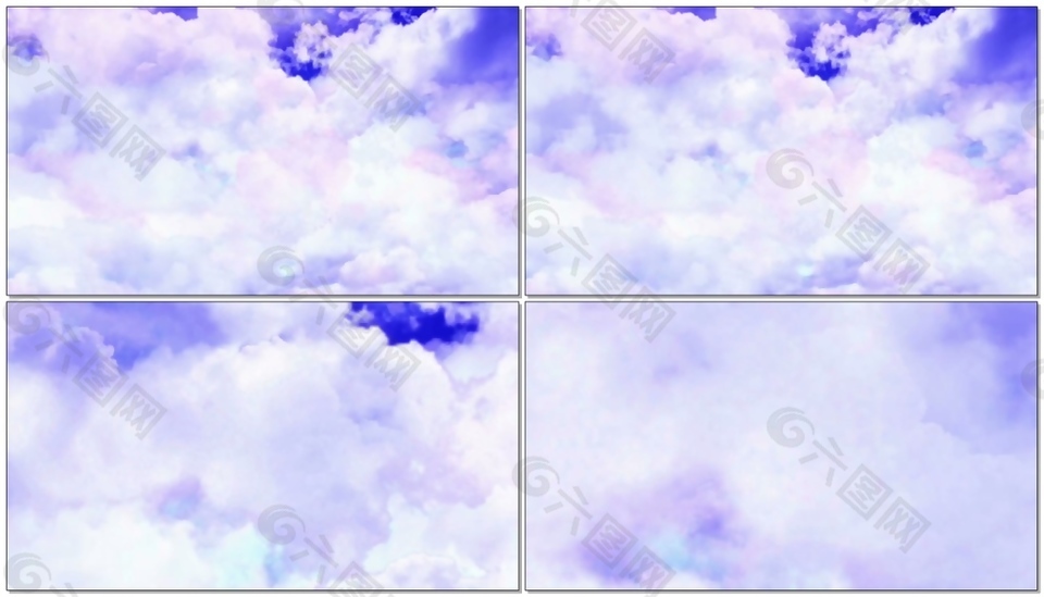 天空云层动态视频素材