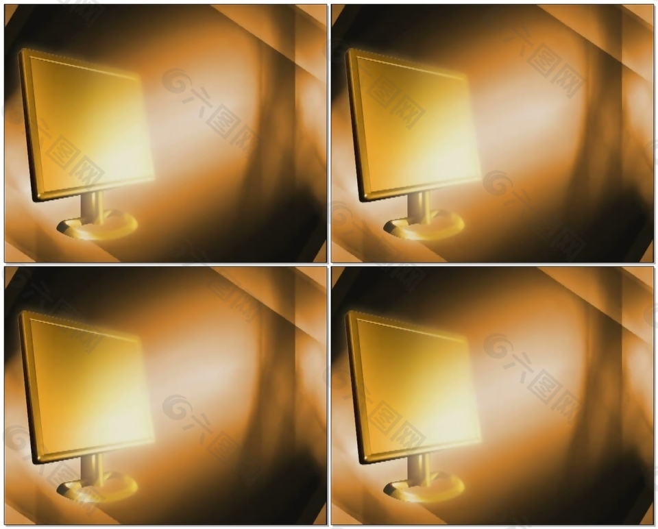 电脑屏幕动态视频素材