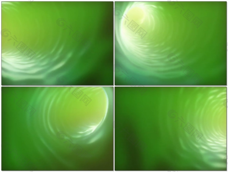 绿圈动态视频素材