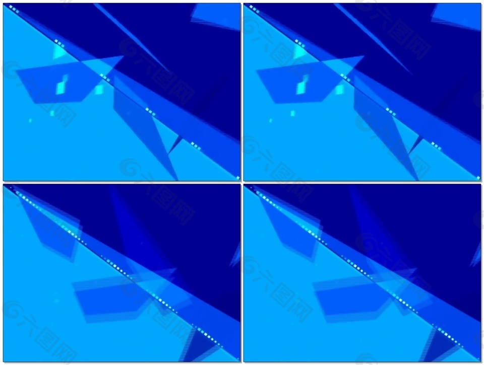 蓝色方块动态视频素材