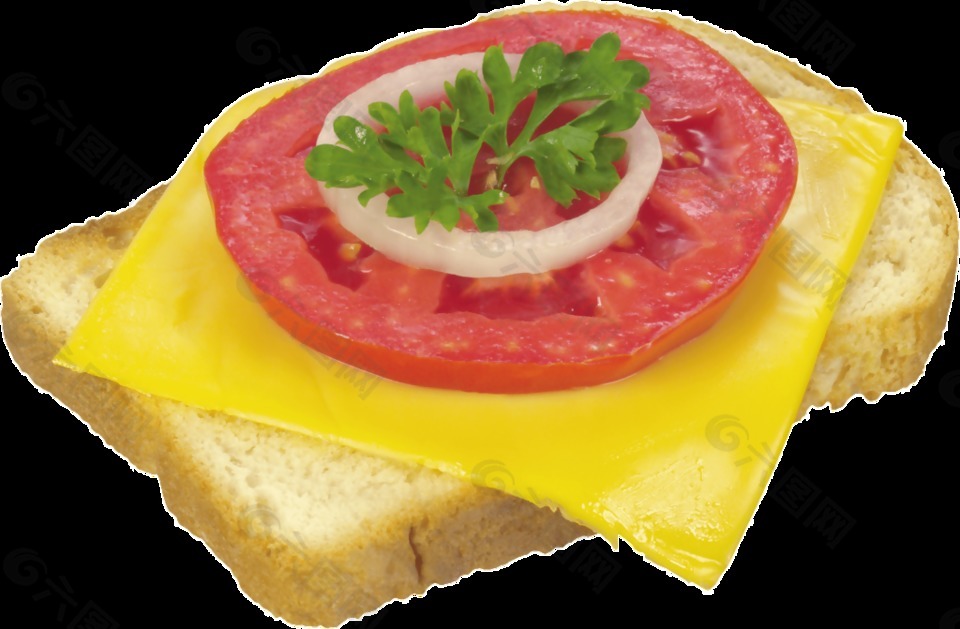 西红柿和三明治
