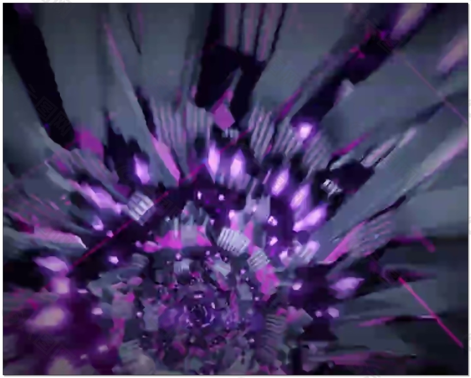 紫色动感动态视频素材