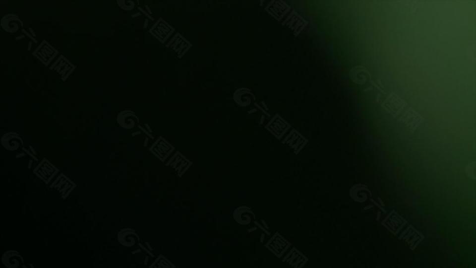 绿色镜头光斑光效动态装饰素材