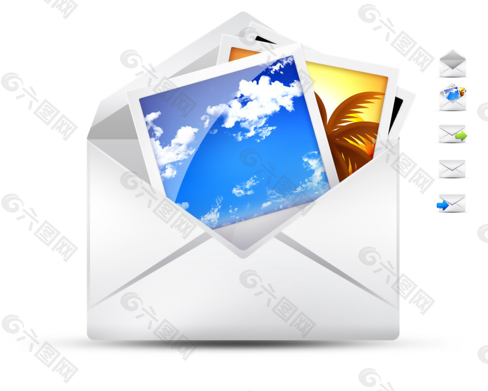 邮件邮箱icon图标设计