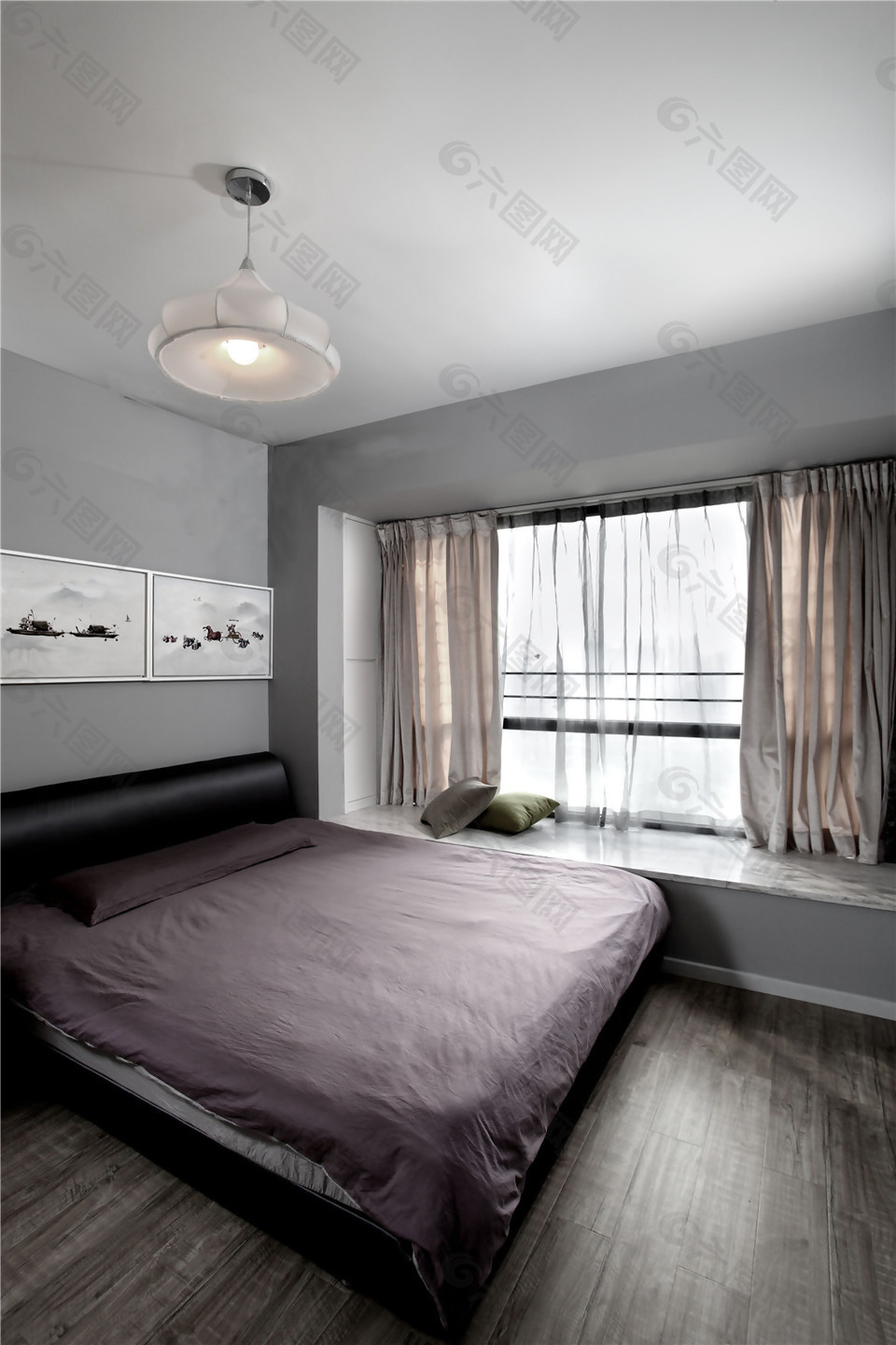 新中式现代简约风格卧室装修效果图