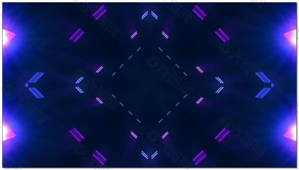 紫色菱形动感视频素材