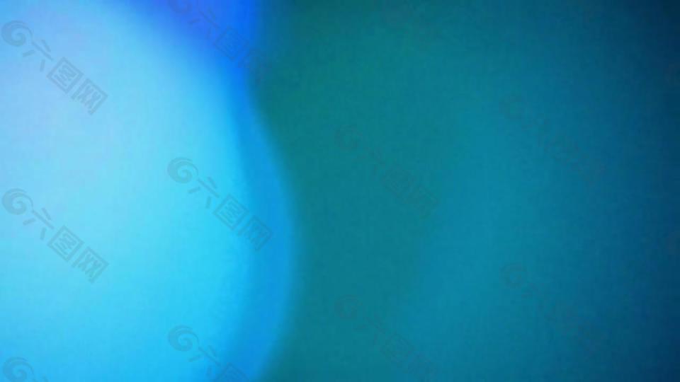 蓝绿柔光闪烁变换光效视频素材