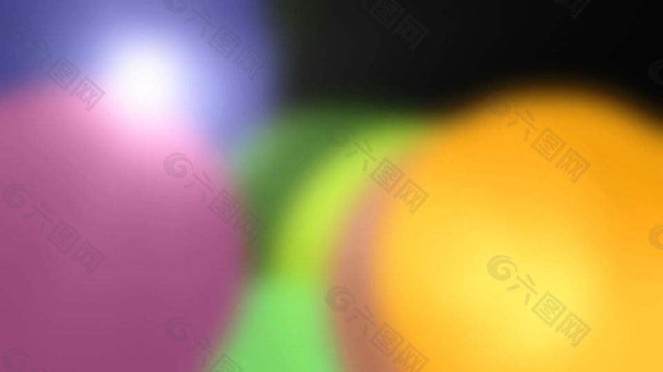 彩色渐变球高清唯美叠加光效视频转场素材