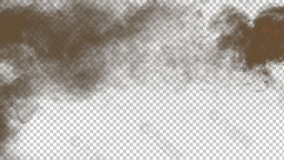 褐色烟雾薄雾免抠png透明图层素材