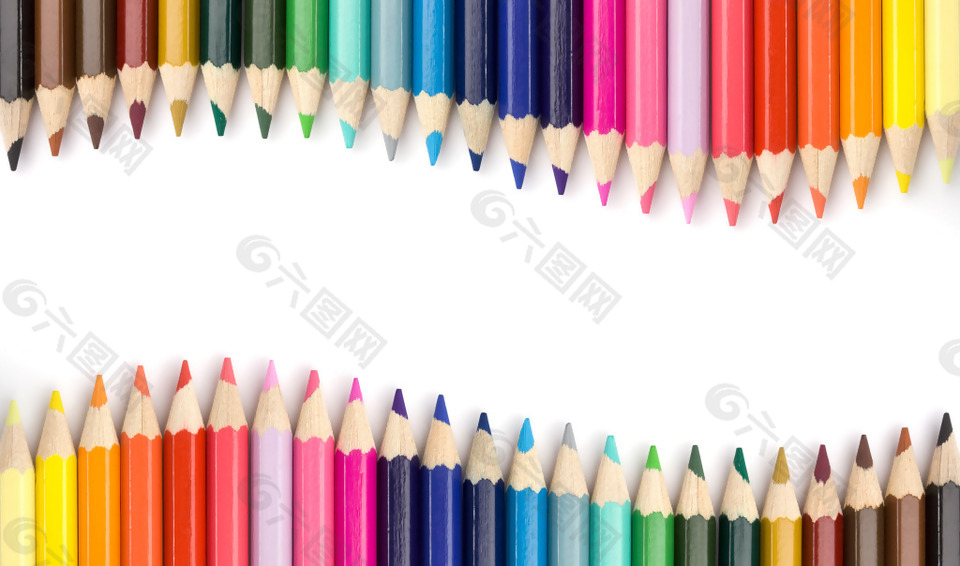 彩色铅笔素材背景素材免费下载 图片编号 六图网