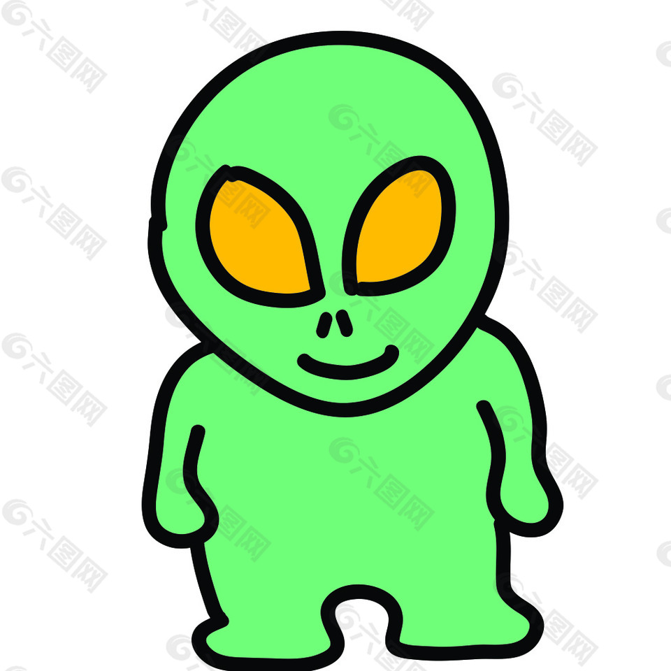 绿色怪兽外星人icon图标