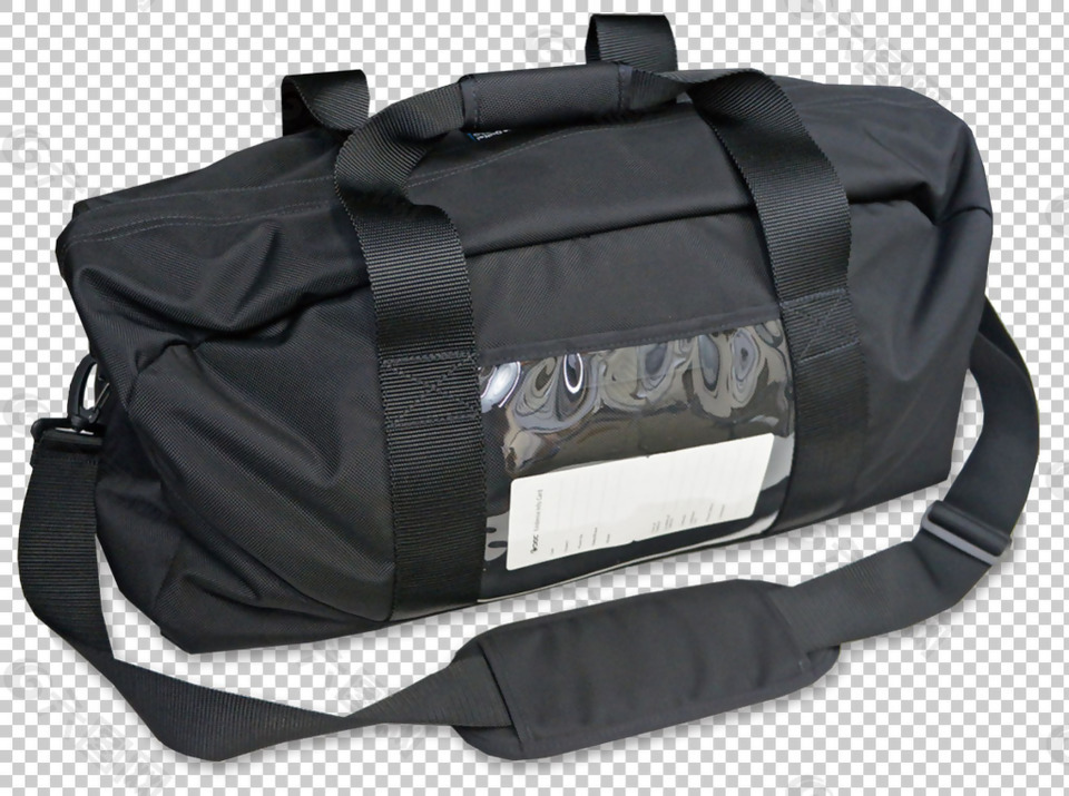 黑色挎包行李袋免抠png透明图层素材
