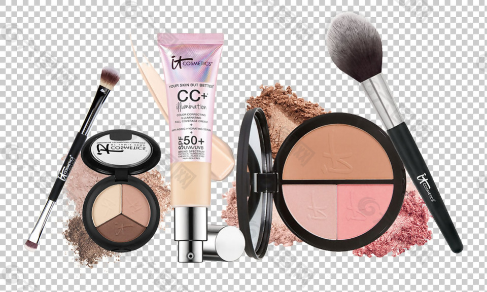 各种化妆工具化妆品免抠png透明图层素材