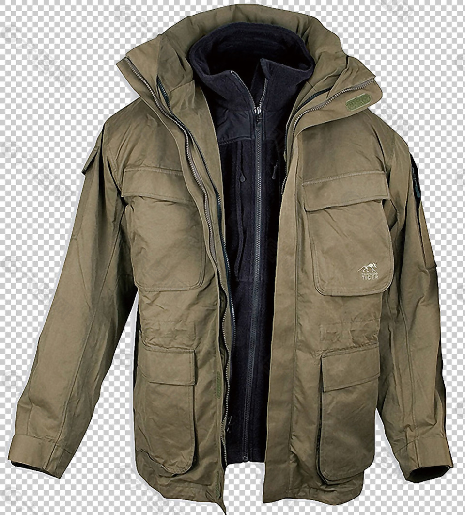 褐色男士夹克免抠png透明图层素材