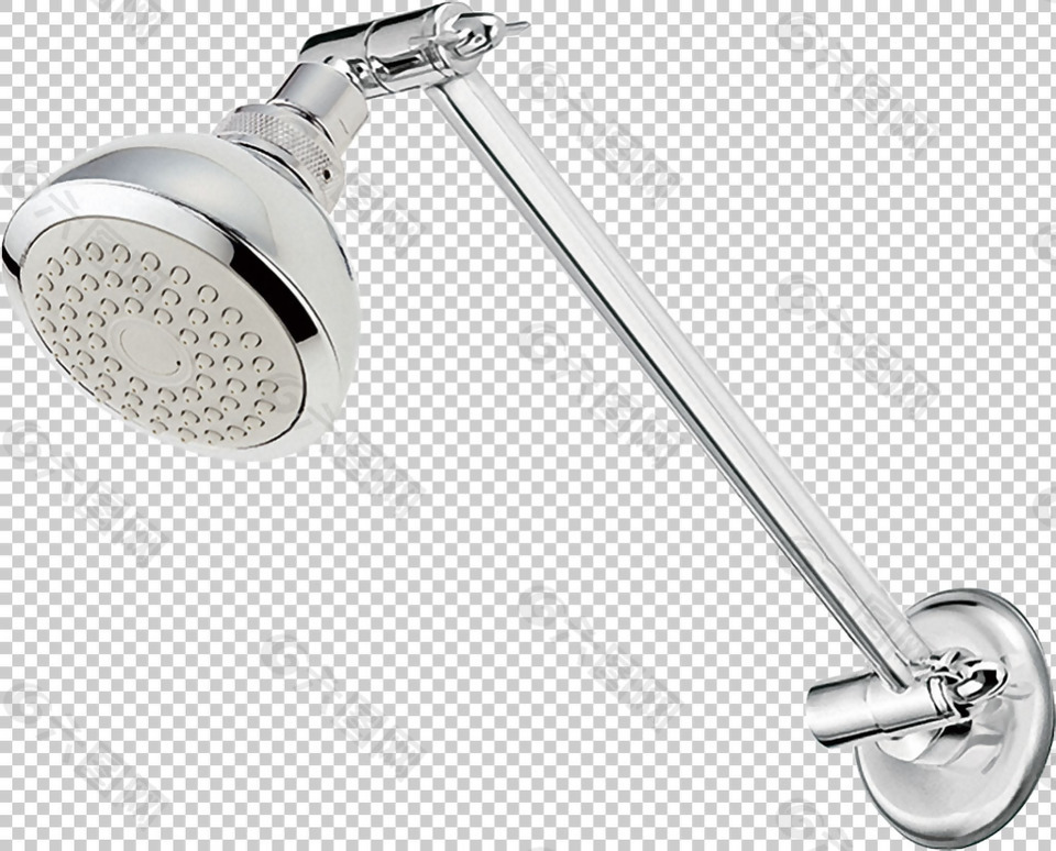 不锈钢淋浴器免抠png透明图层素材