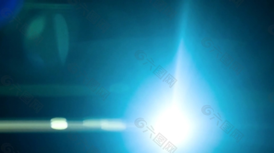 明亮蓝色光斑视频素材