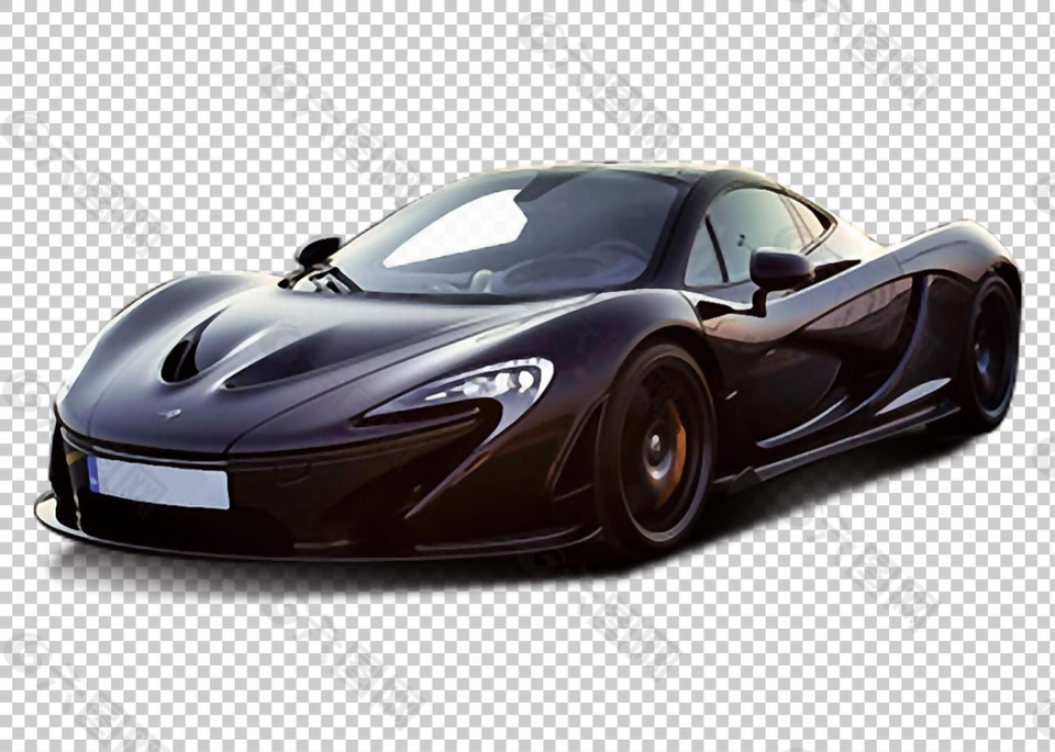 黑色迈凯伦跑车免抠png透明图层素材设计元素素材免费下载 图片编号 六图网