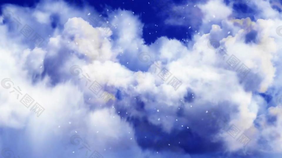 云层天空风景视频素材