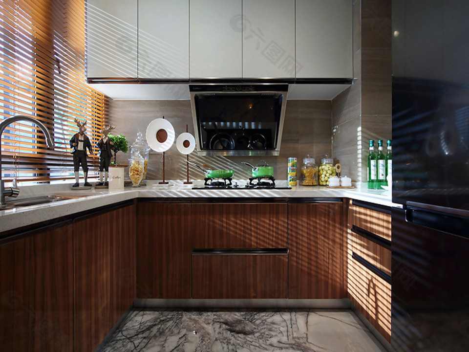 北欧风格三室两厅厨房装修设计效果图