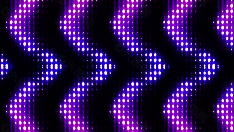 动态紫色箭头led视频