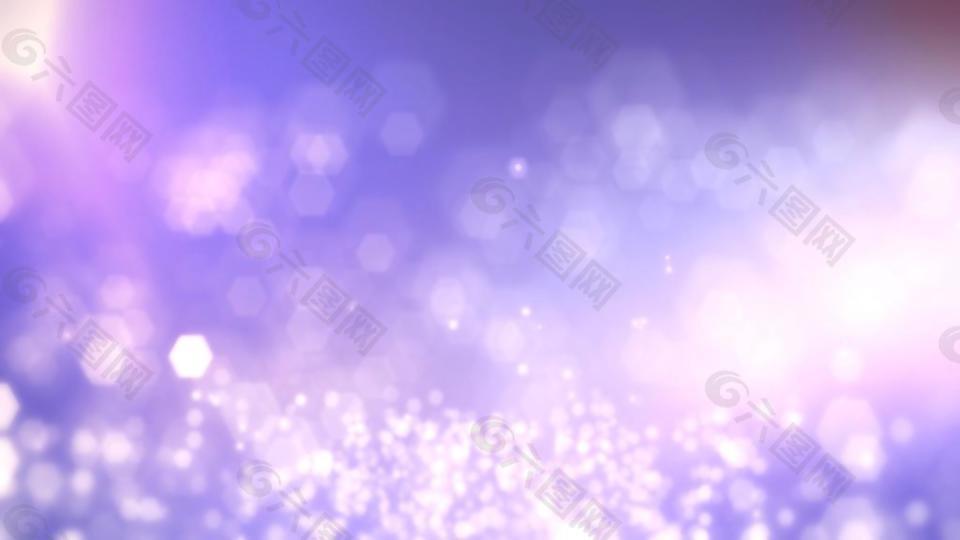 浪漫紫色光斑粒子素材