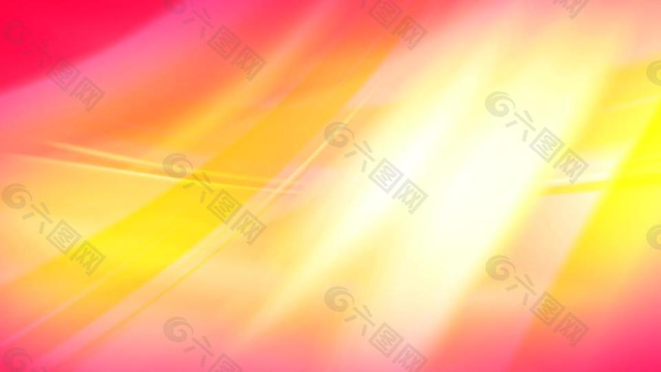 金红炫彩光线大气循环背景素材