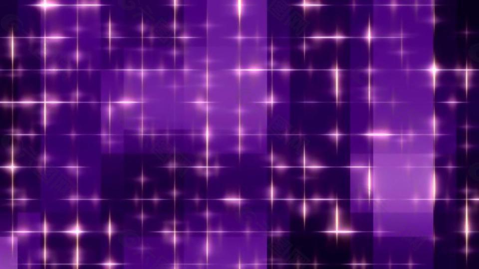 紫色炫光梦幻光条方格视频素材