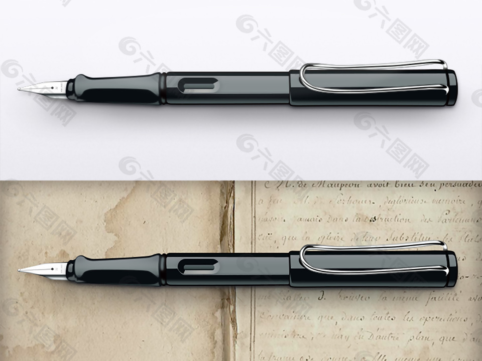 网页钢笔icon图标设计