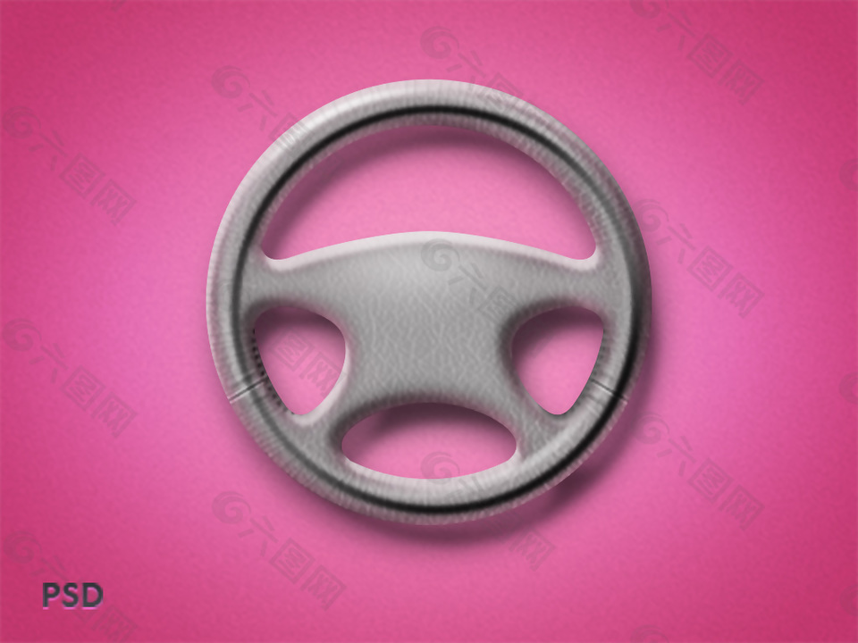 网页UI汽车方向盘icon图标