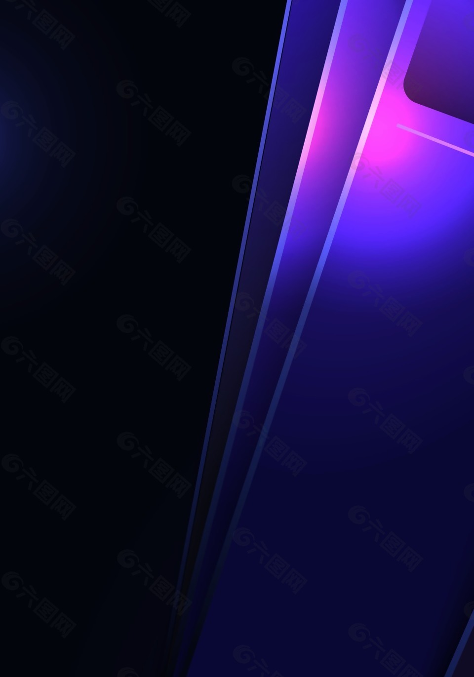 紫色渐变背景模版