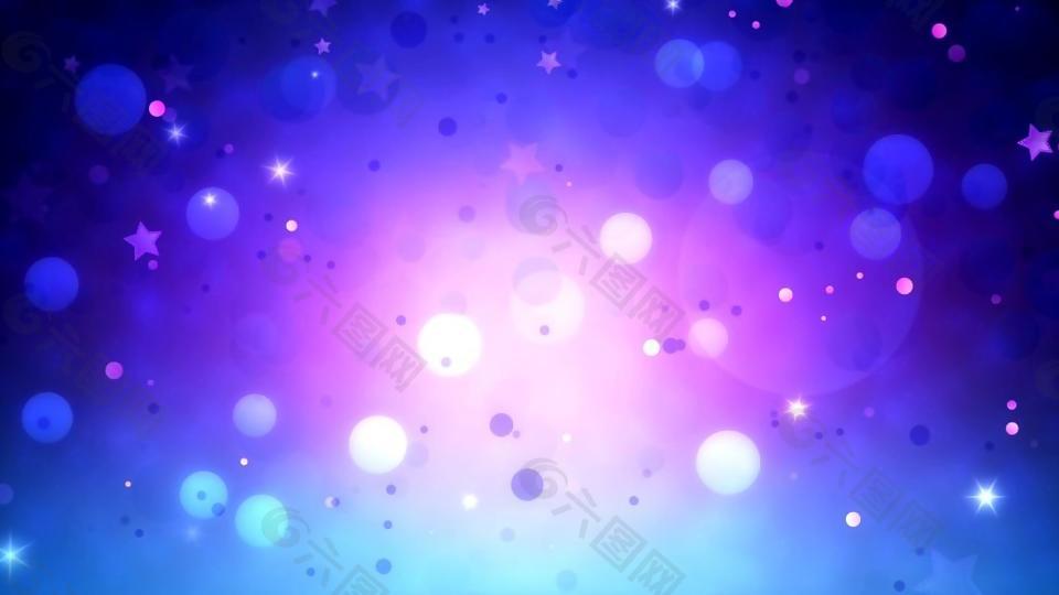 紫色梦幻炫彩光效动态视频素材