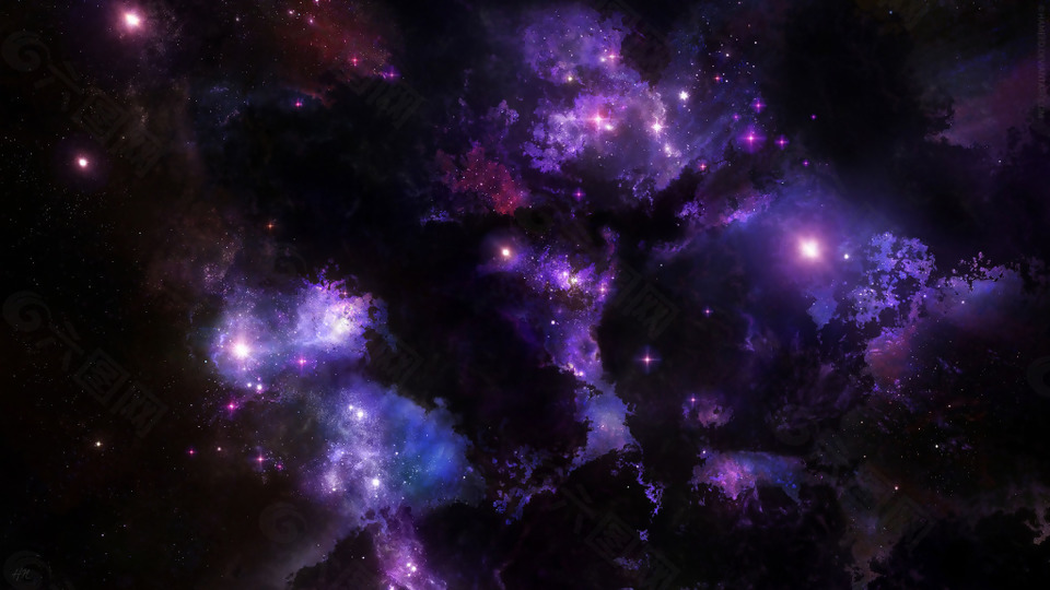 紫色梦幻唯美星空背景背景素材免费下载 图片编号 765 六图网