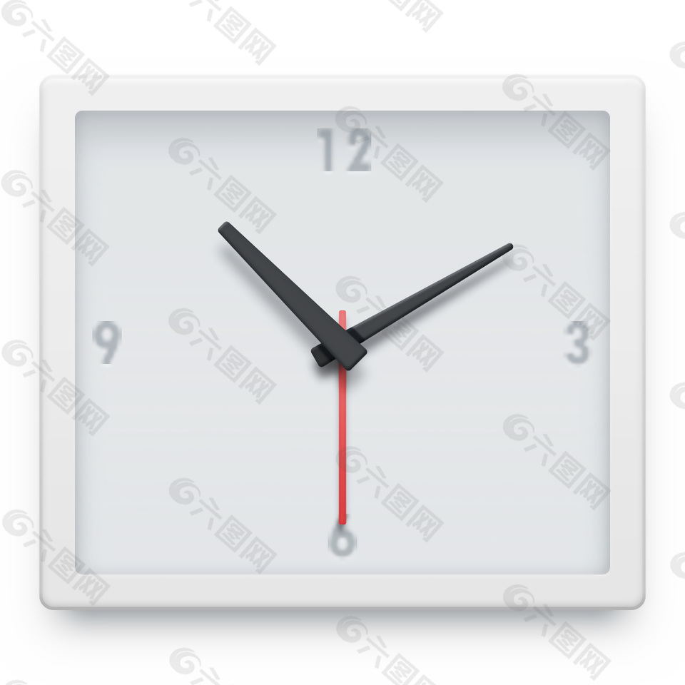 时钟钟表icon图标设计