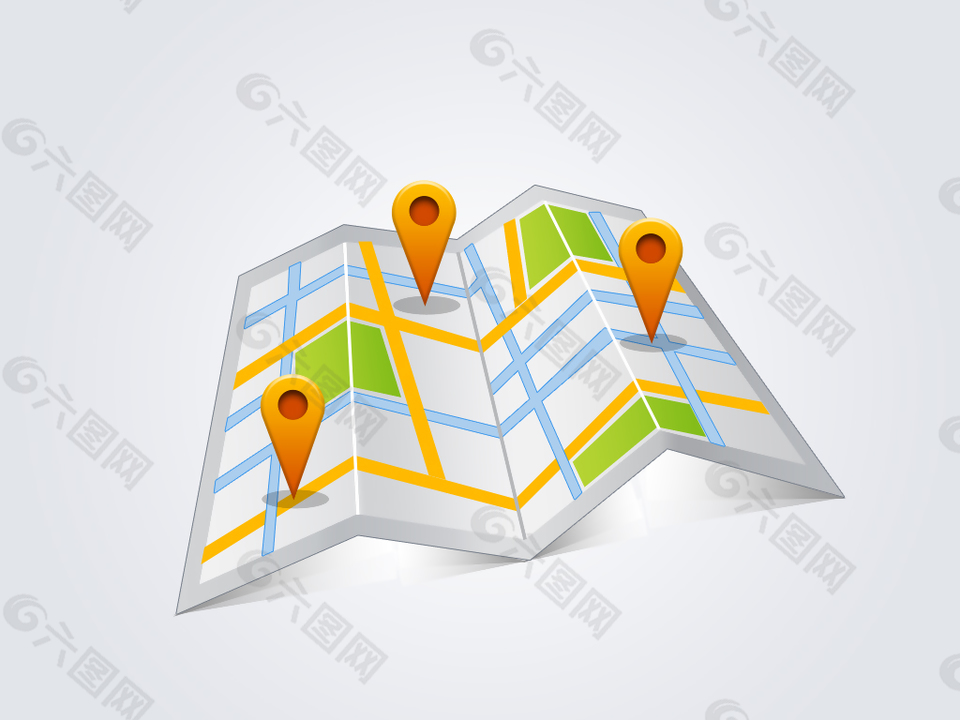网页UI地图定位icon图标设计