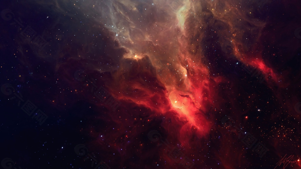 科幻红色宇宙背景背景素材免费下载 图片编号 六图网