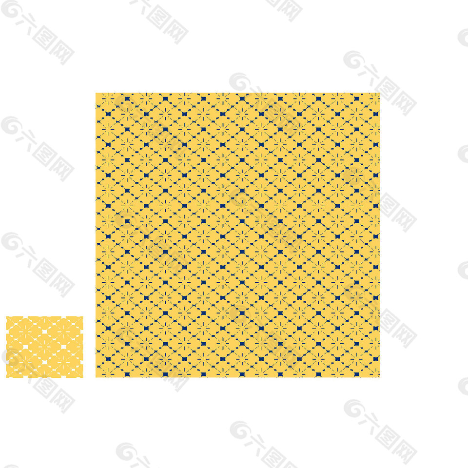 黄色网格背景矢量素材