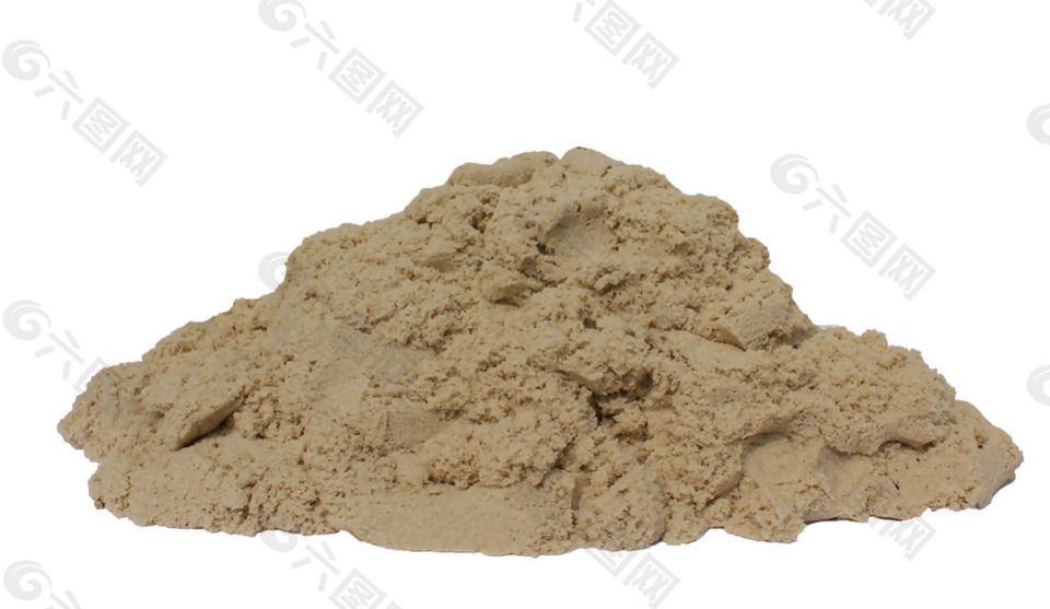 一堆褐色的沙子免抠png透明素材