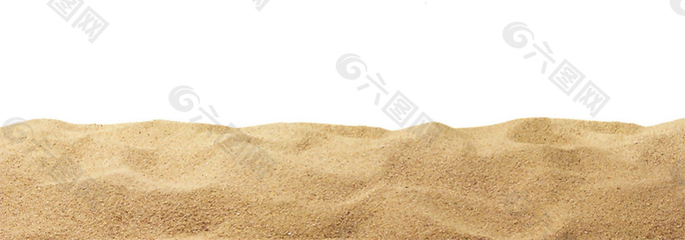 黄沙沙漠沙子免抠png透明素材