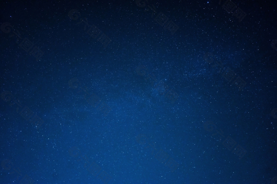 蓝色磨砂质感唯美星空背景