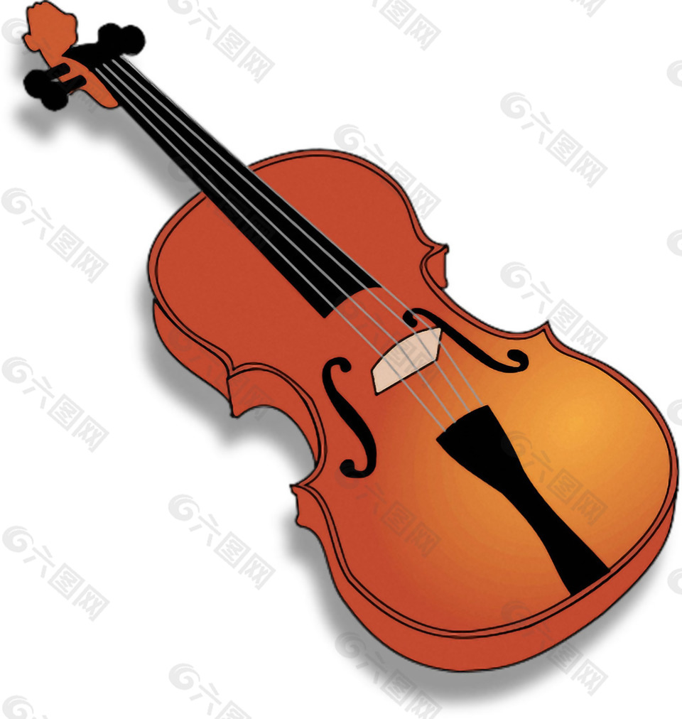 手绘小提琴免抠png透明素材