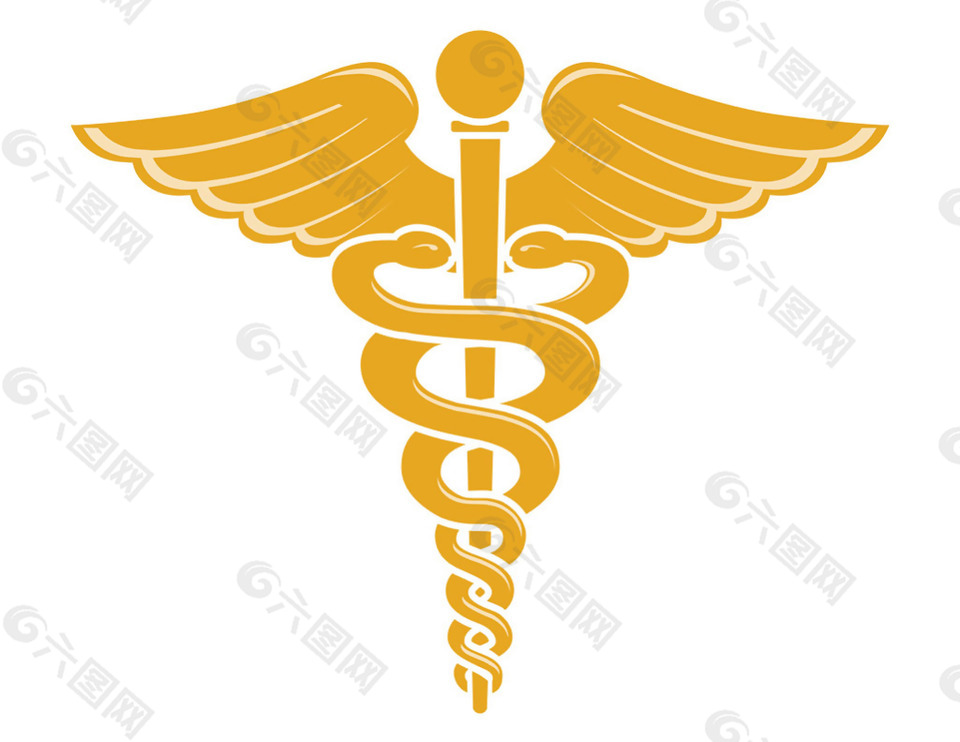黄色医疗救护logo免抠png透明素材
