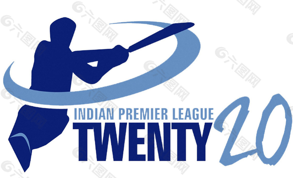 印度板球联赛20年标志