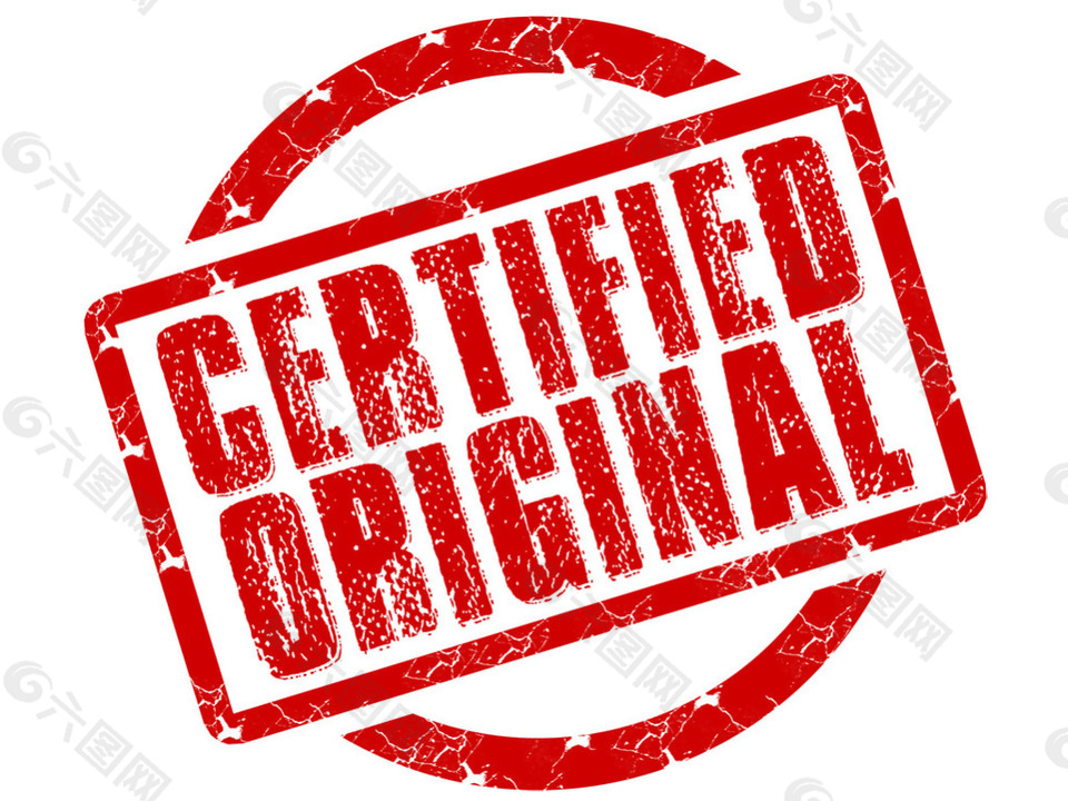 红色漂亮原产地印章免抠png透明素材